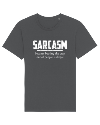 Sarcasm Because Beating the Crap Out of People is Illegal Anthracite