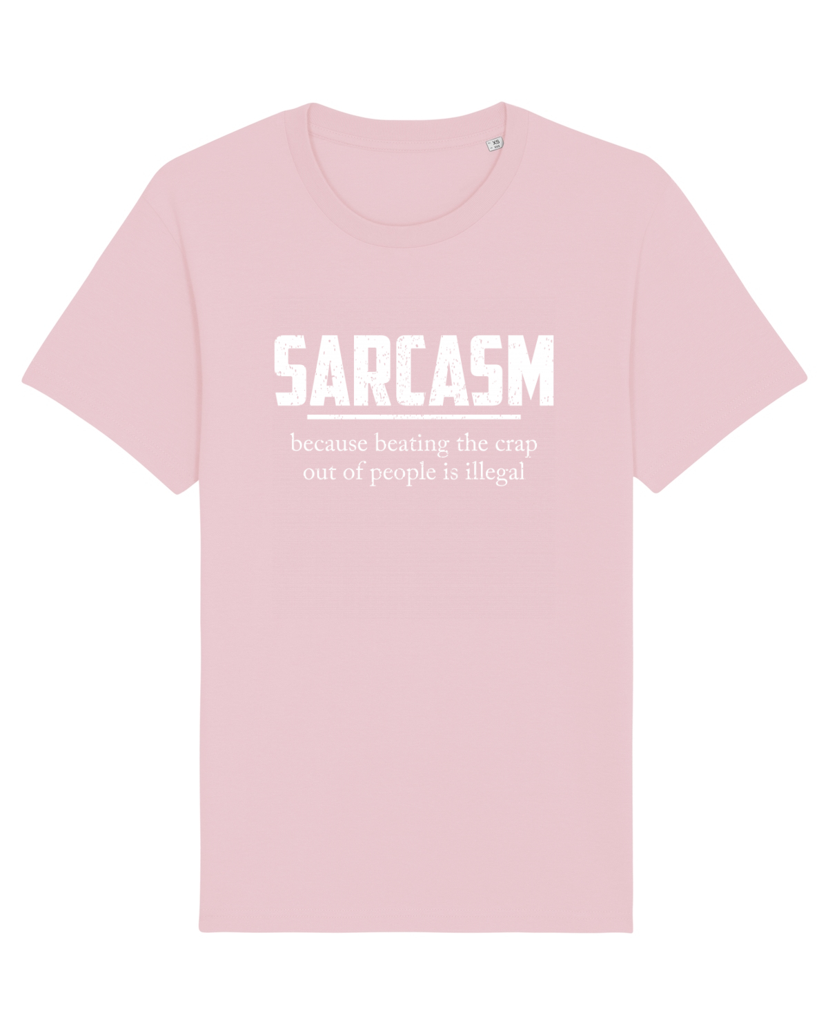 Tricou mânecă scurtă Unisex Rocker Cotton Pink