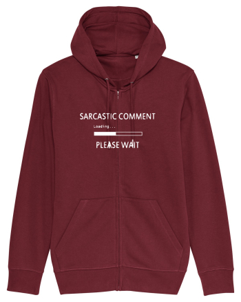 Sarcastic Comment Loadign Please Wait Burgundy