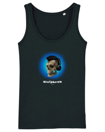 Craniu cu casti - skullphones 07 albastru 2 Black