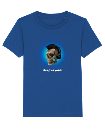 Craniu cu casti - skullphones 07 albastru 2 Majorelle Blue
