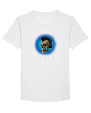 Craniu cu casti - skullphones 07 albastru 2 White