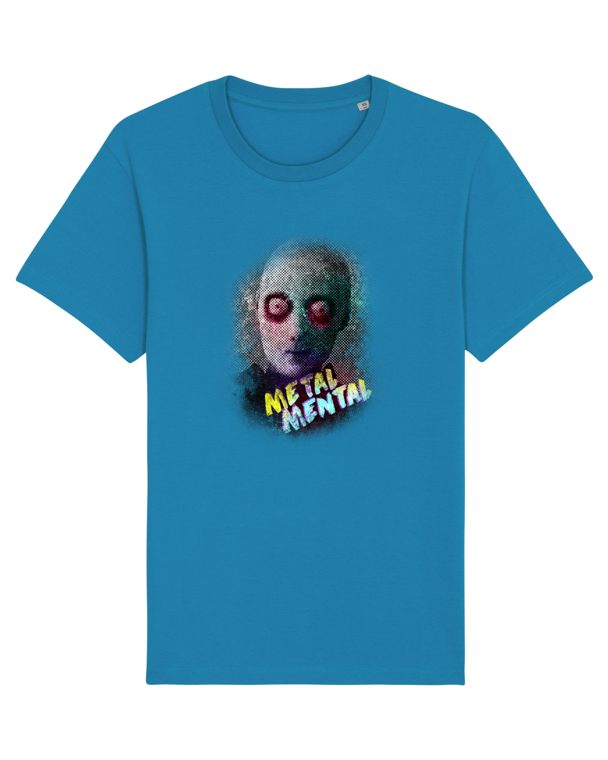 Tricou mânecă scurtă Unisex Rocker Azur