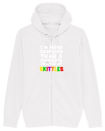 Chameleon in a bag of SKITTLES White