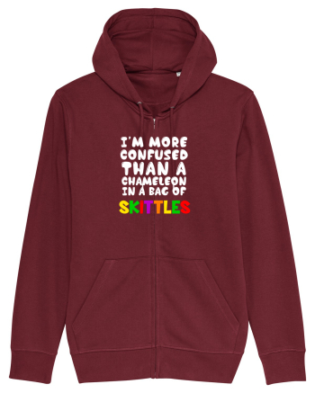Chameleon in a bag of SKITTLES Burgundy