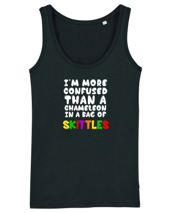 Chameleon in a bag of SKITTLES Black