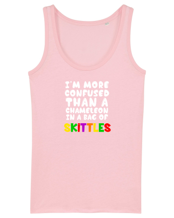 Chameleon in a bag of SKITTLES Cotton Pink