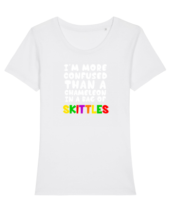 Chameleon in a bag of SKITTLES White