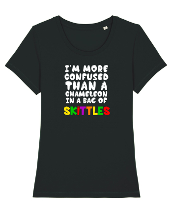 Chameleon in a bag of SKITTLES Black