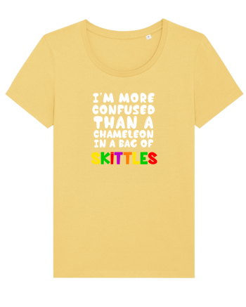 Chameleon in a bag of SKITTLES Jojoba