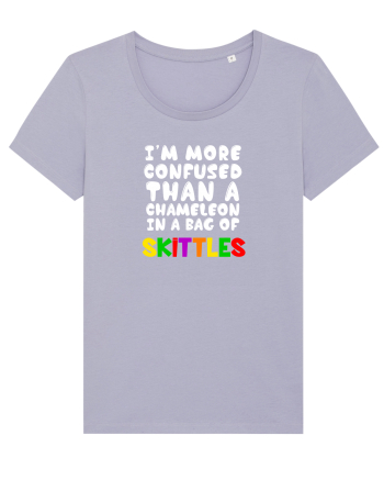 Chameleon in a bag of SKITTLES Lavender
