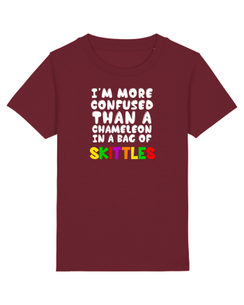 Chameleon in a bag of SKITTLES Burgundy