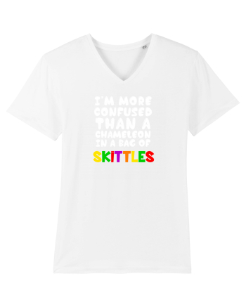 Chameleon in a bag of SKITTLES White