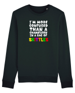 Chameleon in a bag of SKITTLES Bluză mânecă lungă Unisex Rise