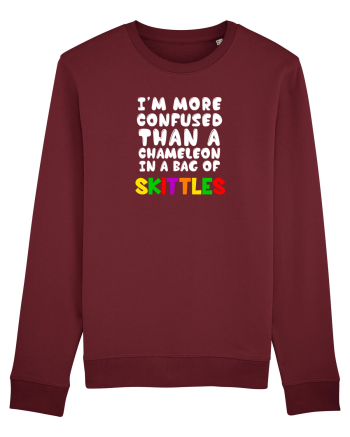 Chameleon in a bag of SKITTLES Burgundy