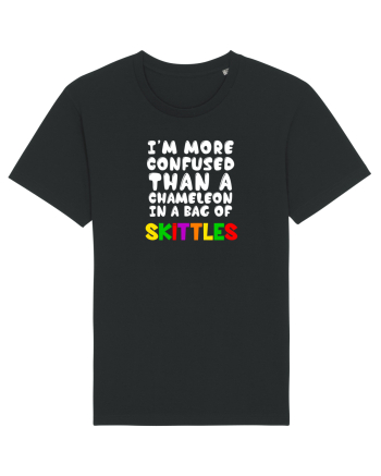 Chameleon in a bag of SKITTLES Black