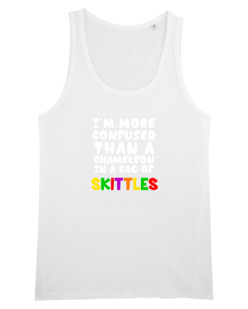 Chameleon in a bag of SKITTLES White