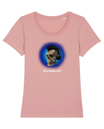 Craniu cu casti - skullphones 07 albastru 3 Canyon Pink