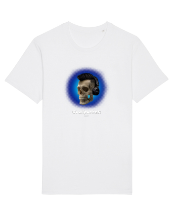 Craniu cu casti - skullphones 07 albastru 3 White