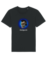 Craniu cu casti - skullphones 07 albastru 3 Tricou mânecă scurtă Unisex Rocker