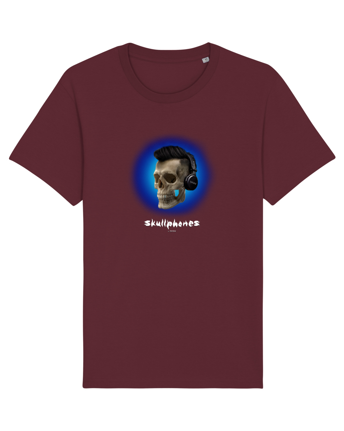 Tricou mânecă scurtă Unisex Rocker Burgundy