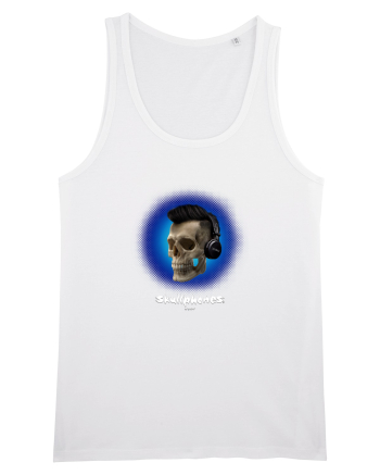 Craniu cu casti - skullphones 07 albastru 3 White