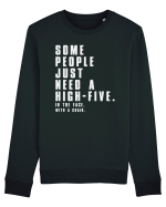 SOME PEOPLE JUST NEED A HIGH-FIVE Bluză mânecă lungă Unisex Rise
