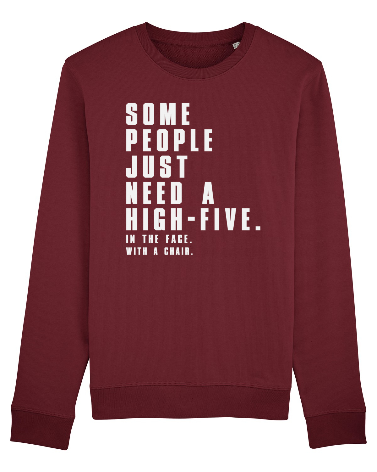 Bluză mânecă lungă Unisex Rise Burgundy