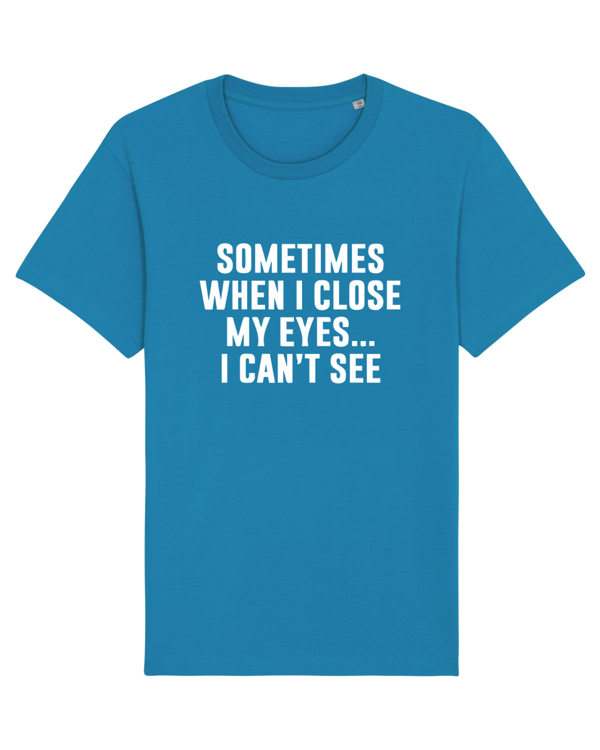 Tricou mânecă scurtă Unisex Rocker Azur