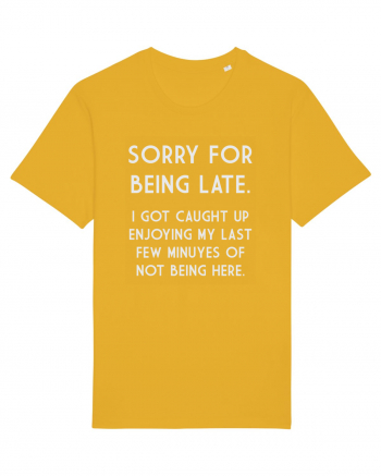 SORRY FOR BEING LATE Spectra Yellow