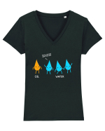 Sorry we just don't mix well Tricou mânecă scurtă guler V Damă Evoker