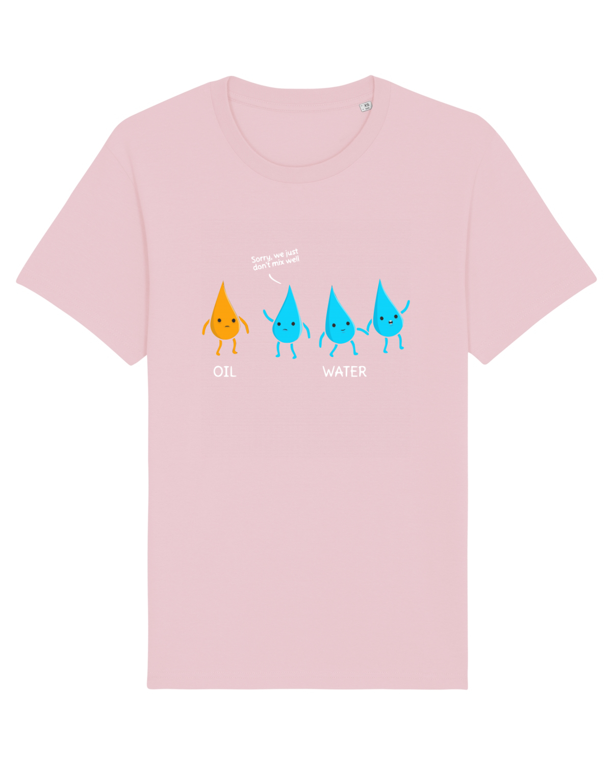 Tricou mânecă scurtă Unisex Rocker Cotton Pink