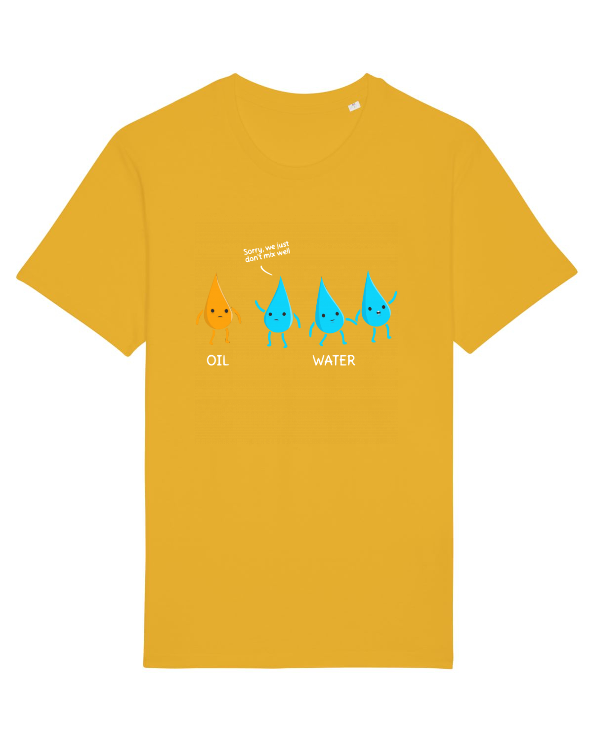 Tricou mânecă scurtă Unisex Rocker Spectra Yellow