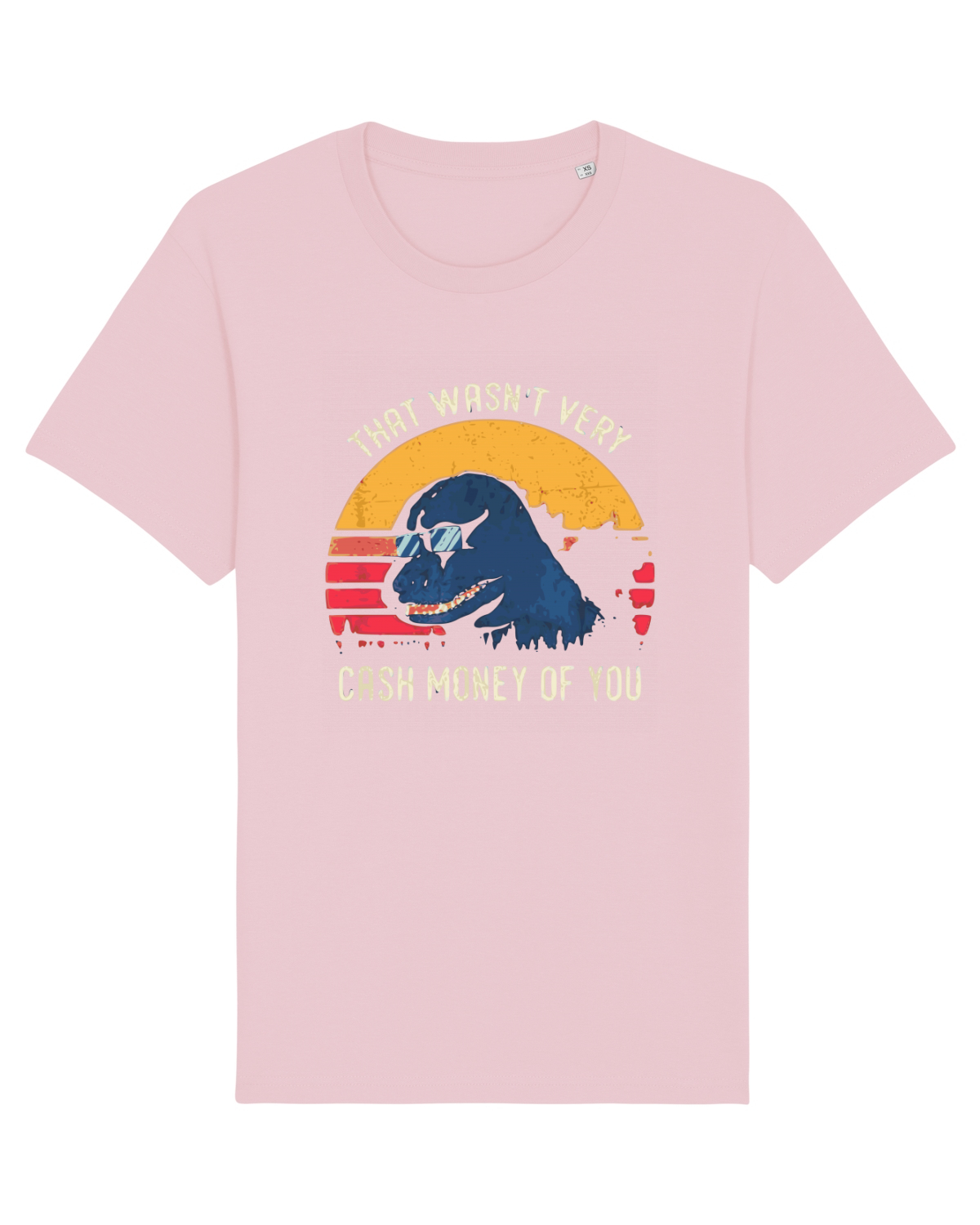 Tricou mânecă scurtă Unisex Rocker Cotton Pink