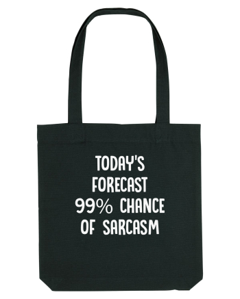 TODAY'S FORECAST 99% CHANCE OF SARCASM Black