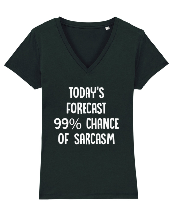 TODAY'S FORECAST 99% CHANCE OF SARCASM Black