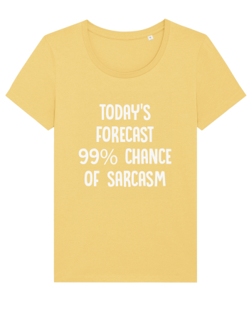 TODAY'S FORECAST 99% CHANCE OF SARCASM Jojoba