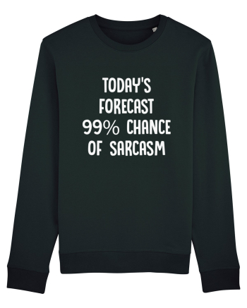 TODAY'S FORECAST 99% CHANCE OF SARCASM Black
