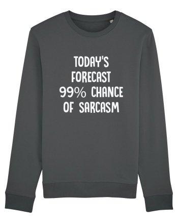 TODAY'S FORECAST 99% CHANCE OF SARCASM Anthracite