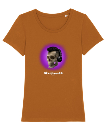 Craniu cu casti - skullphones 07 violet Roasted Orange