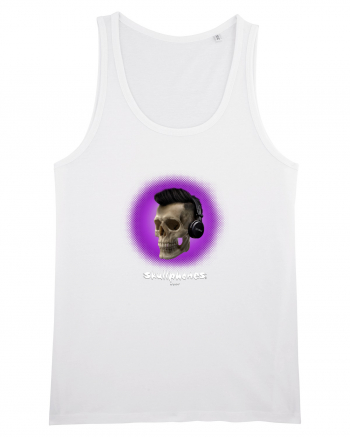 Craniu cu casti - skullphones 07 violet White