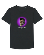 Craniu cu casti - skullphones 07 violet Tricou mânecă scurtă guler larg Bărbat Skater