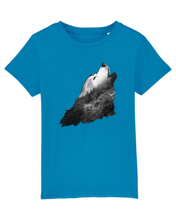 Wolf howling Azur