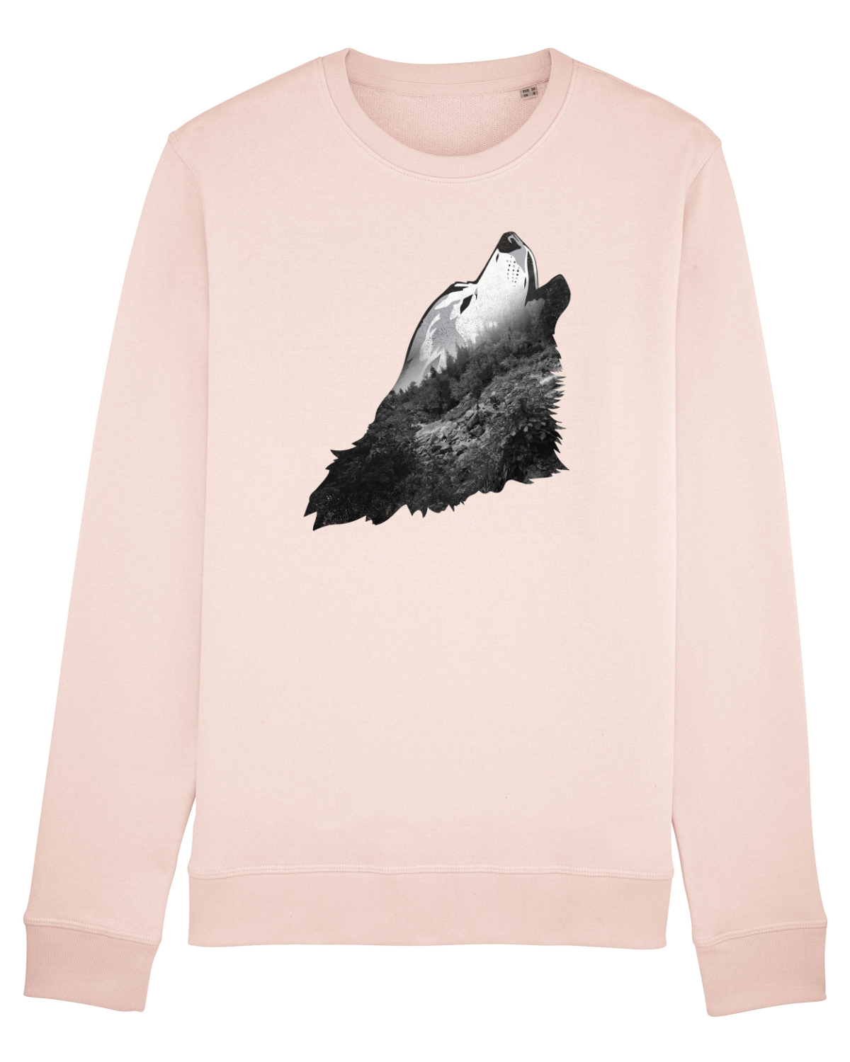 Bluză mânecă lungă Unisex Rise Candy Pink