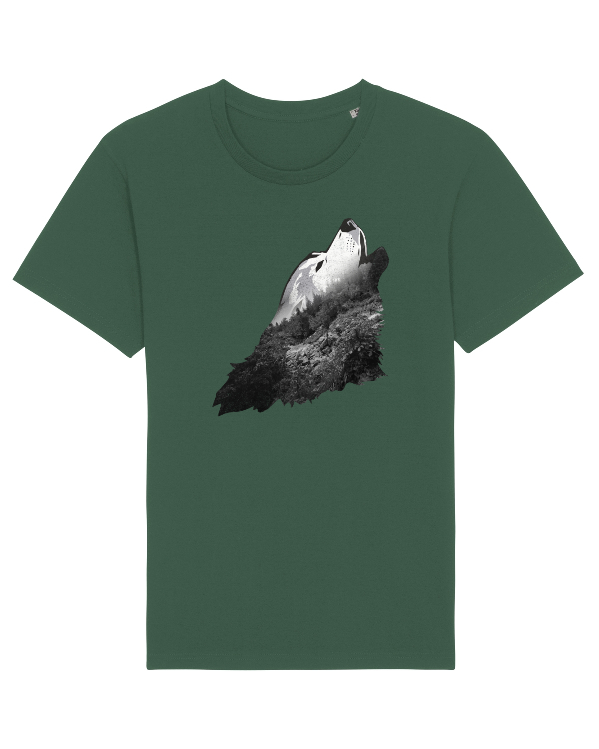 Tricou mânecă scurtă Unisex Rocker Bottle Green