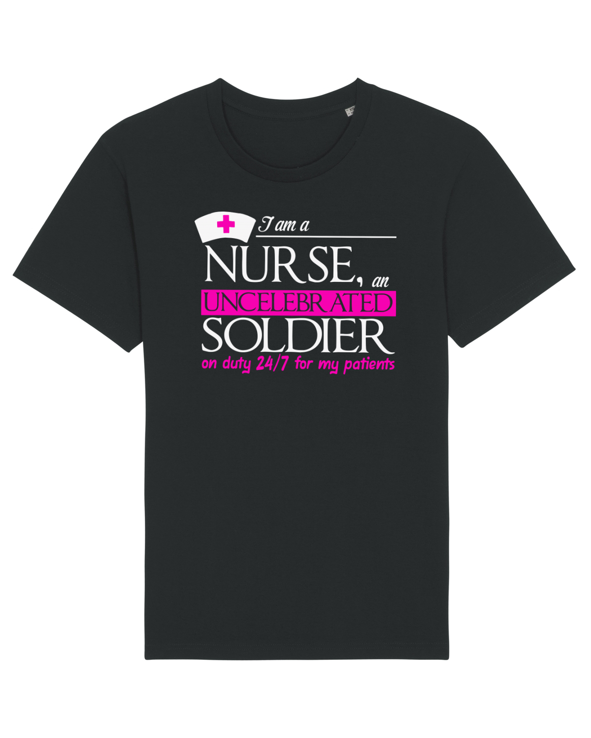 Tricou mânecă scurtă Unisex Rocker Black