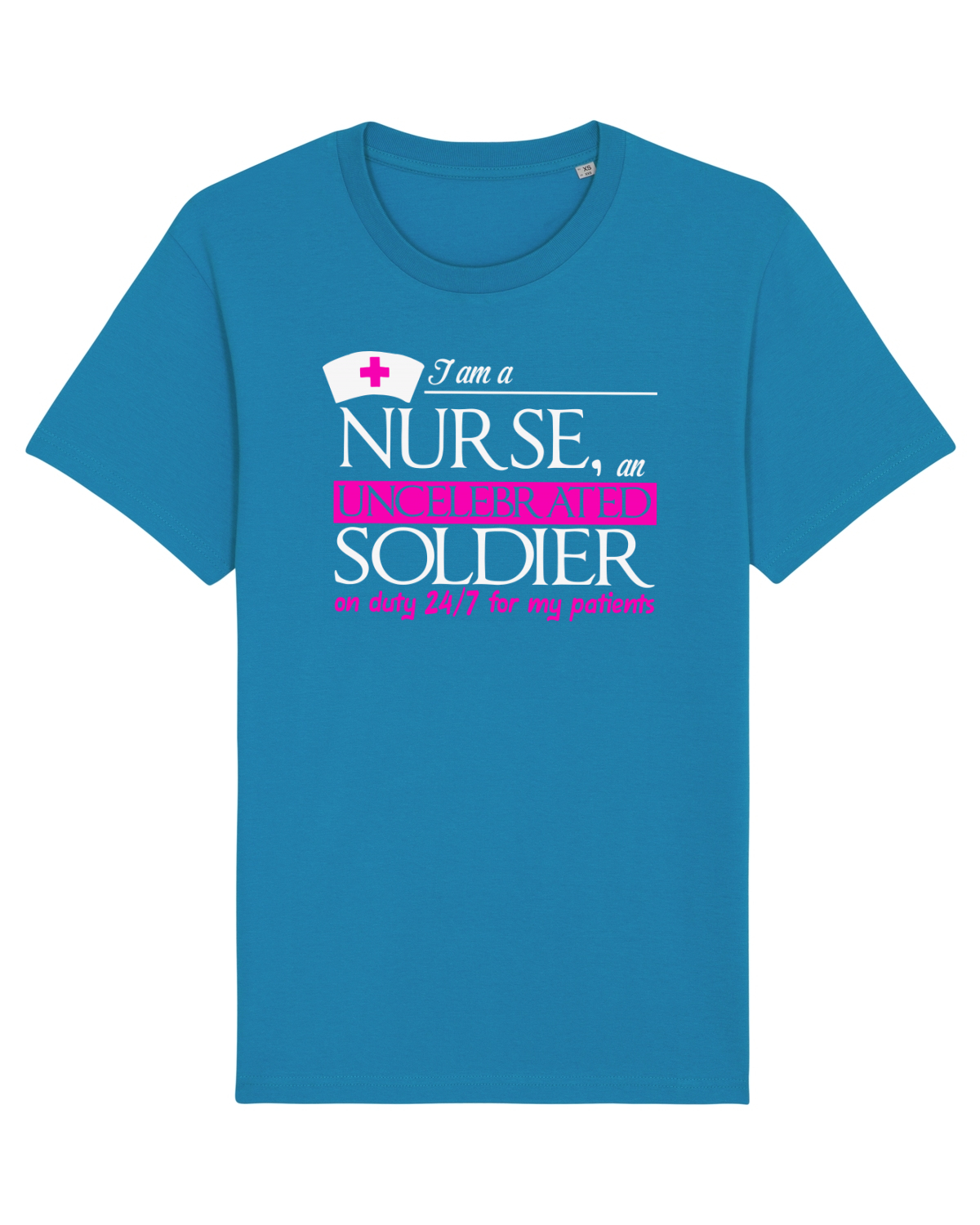 Tricou mânecă scurtă Unisex Rocker Azur