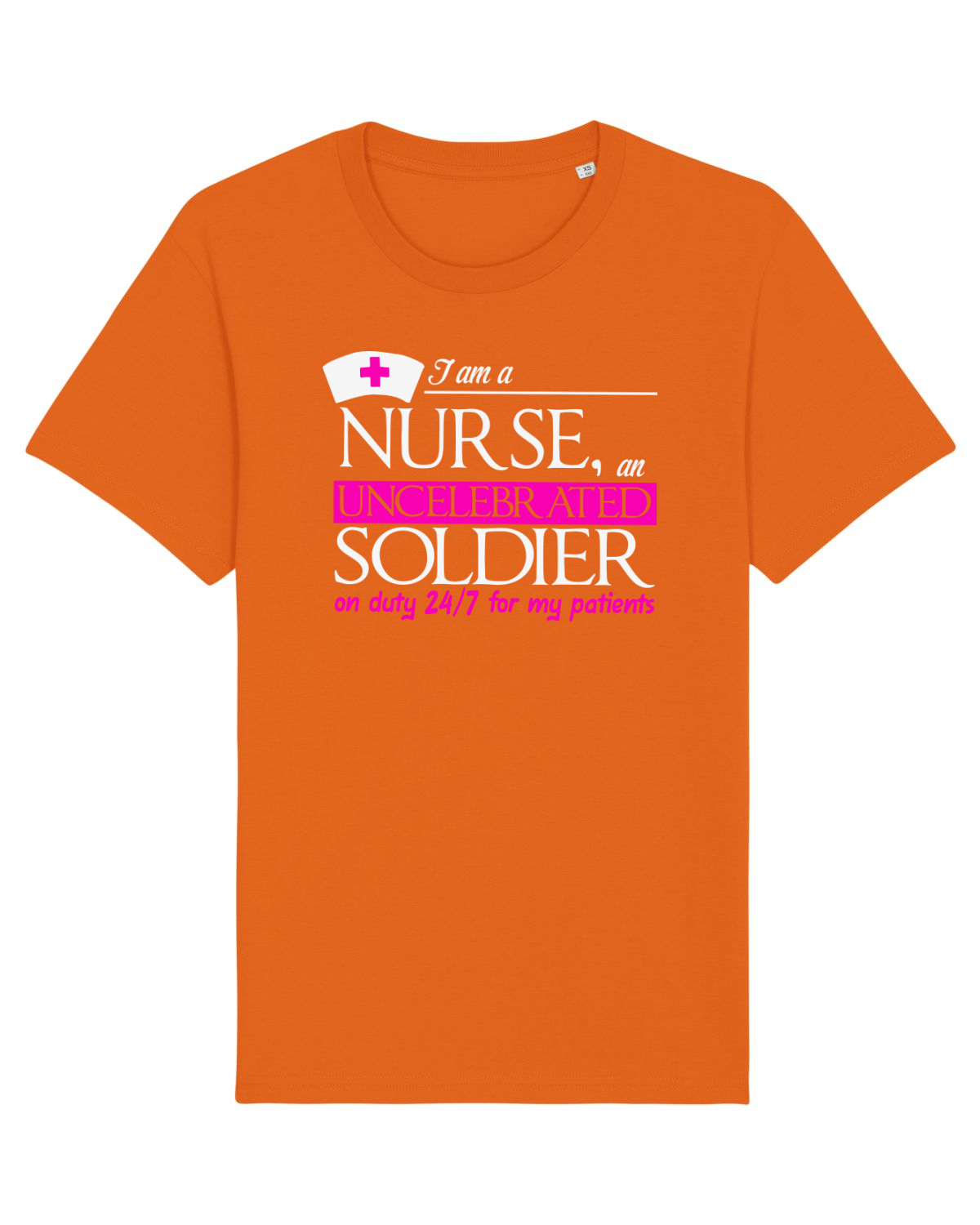 Tricou mânecă scurtă Unisex Rocker Bright Orange