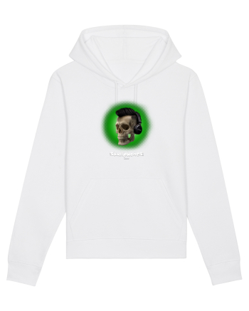 Craniu cu casti - skullphones 07 verde White
