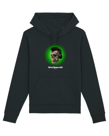 Craniu cu casti - skullphones 07 verde Black